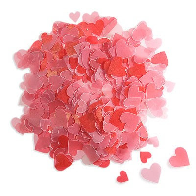 martha stewart confetti hearts | simple pretty