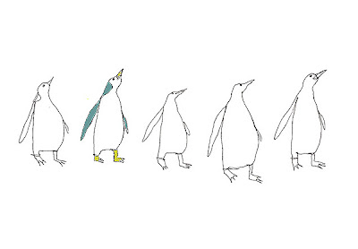 natsumi nishizumi penguin illustrations | simple pretty