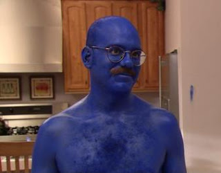 Tobias Funke painted Blue