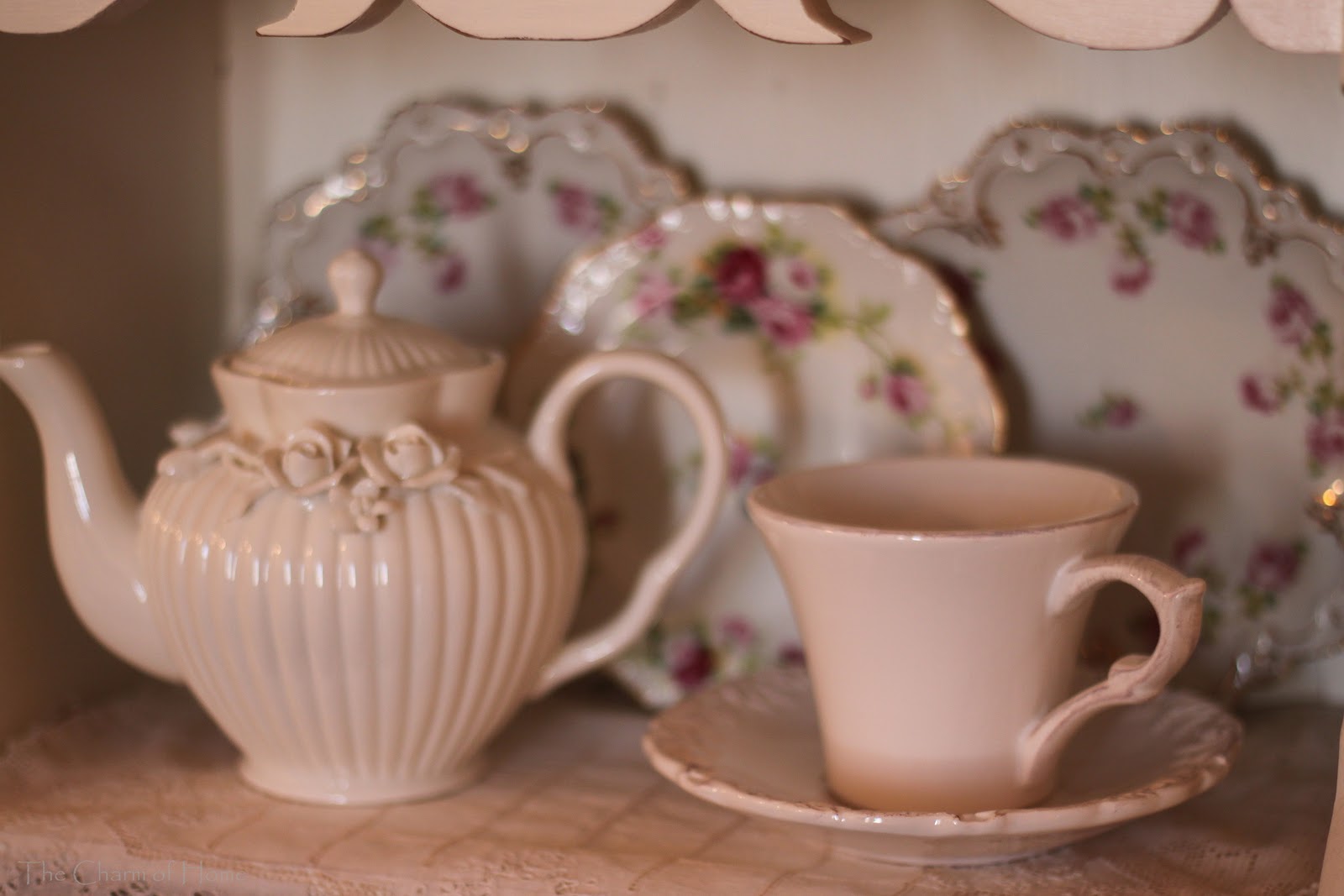 The Charm of Home Limoges in the Tea Cupboard