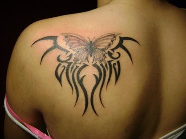 Henna Tatoos on Tatuajes De Mariposas Con Tribal   Fotos De Tatuajes