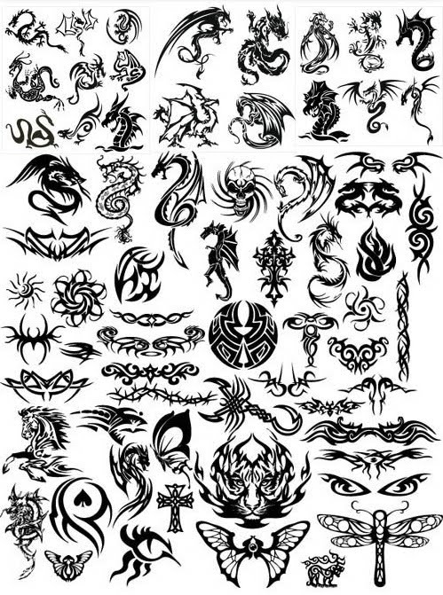 para todos los que quiera realizarse un tatuaje de dragones esto es de ...