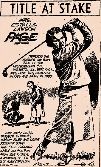 September 1938...Estelle Lawson Page