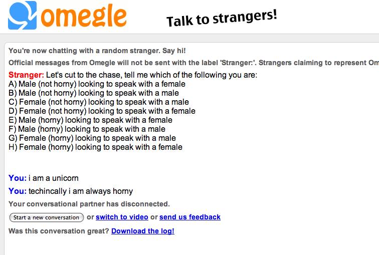Omegle sex