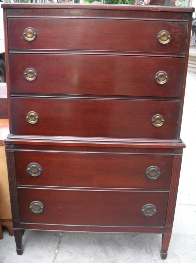 Uhuru Furniture Collectibles 1940s Mahogany Bedroom Set Sold