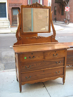 Early 1900s Oak Dresser Mirror Sold Soloshrinks