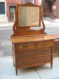 Early 1900s Oak Dresser Mirror Sold Soloshrinks