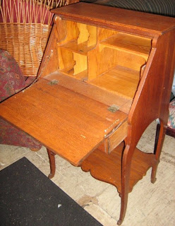 Uhuru Furniture Collectibles Beautiful Antique Oak Secretary Sold