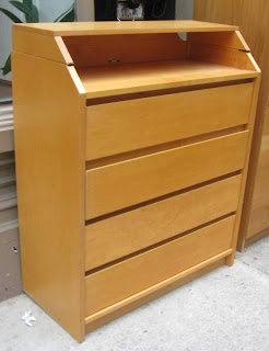 flip top changing table dresser