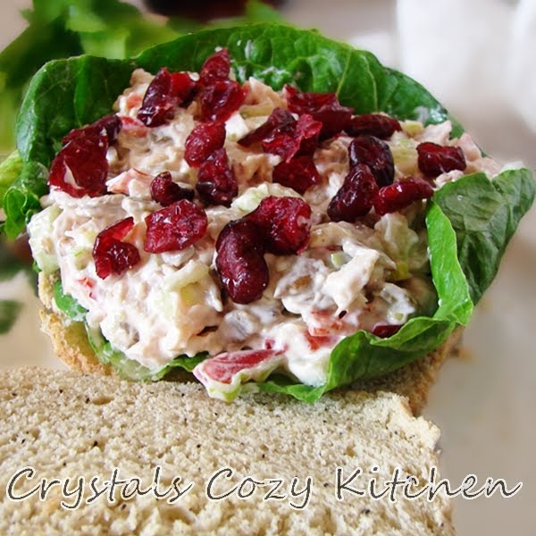 Crystal's Cozy Kitchen Chicken Salad Sandwich