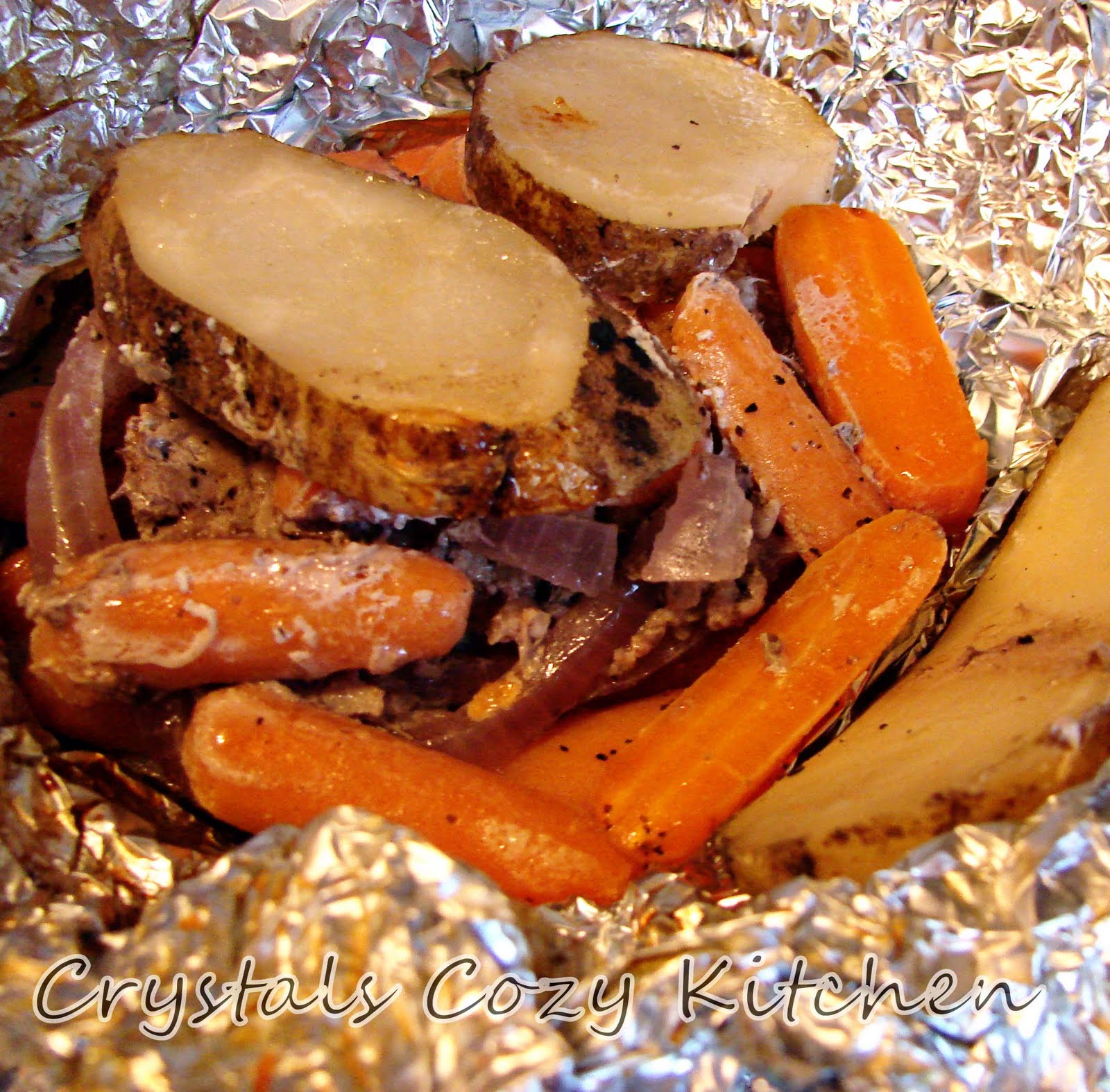 Crystal's Cozy Kitchen Tin Foil Dinners
