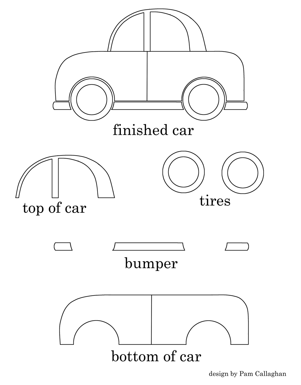 paper car patterns