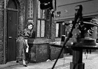 Elsie Tanner during filming
