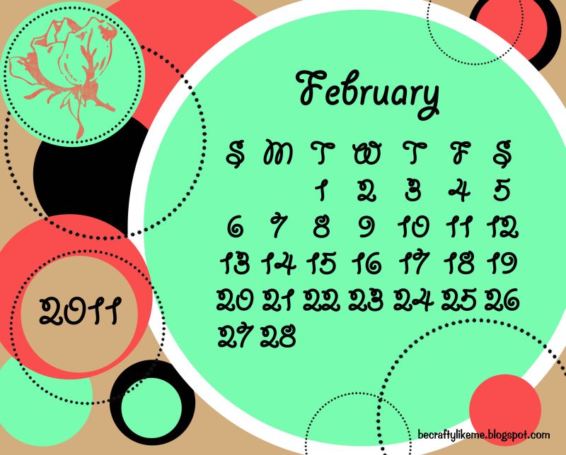 february 2011 calendar. February 2011 Desktop Calendar