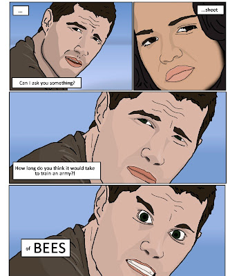 Army Bees Comic