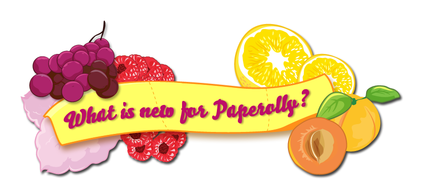 What is New for Paperolly?