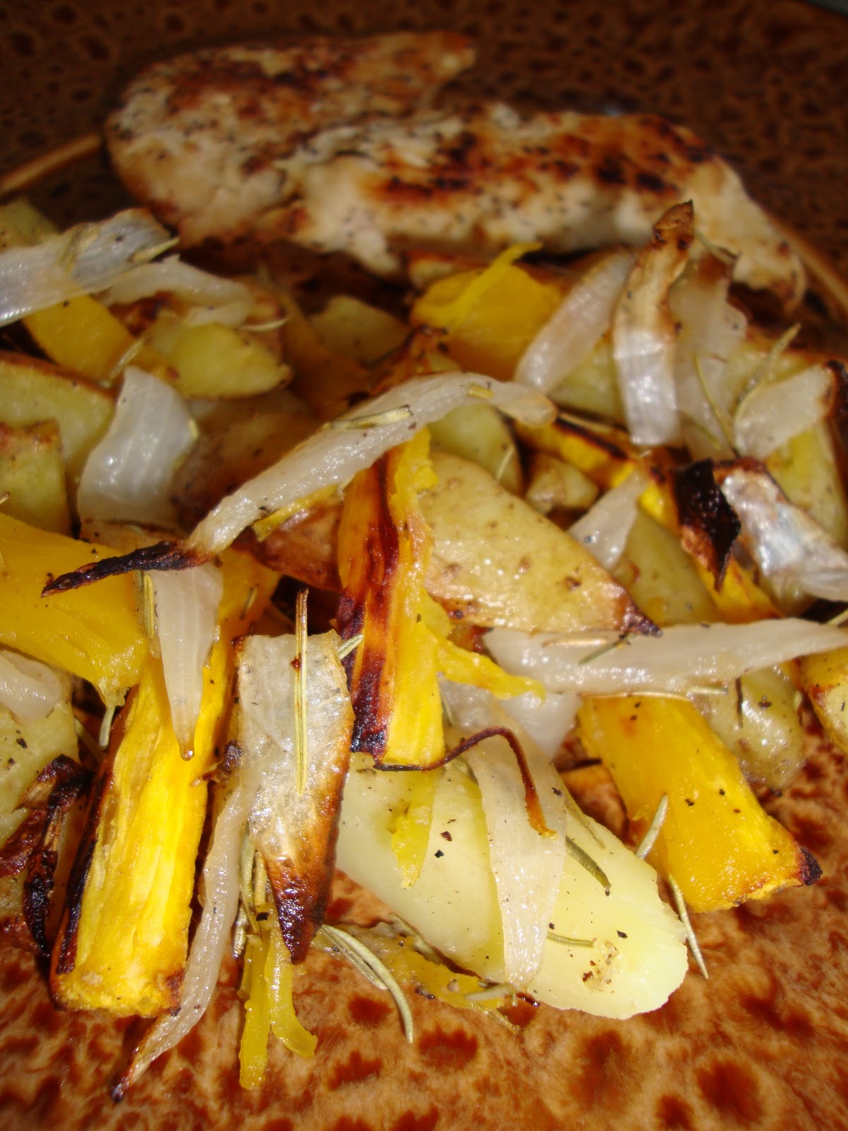 29 Days of Pumpkin Day 11 Rustic Roasted Potatoes and Pumpkin with