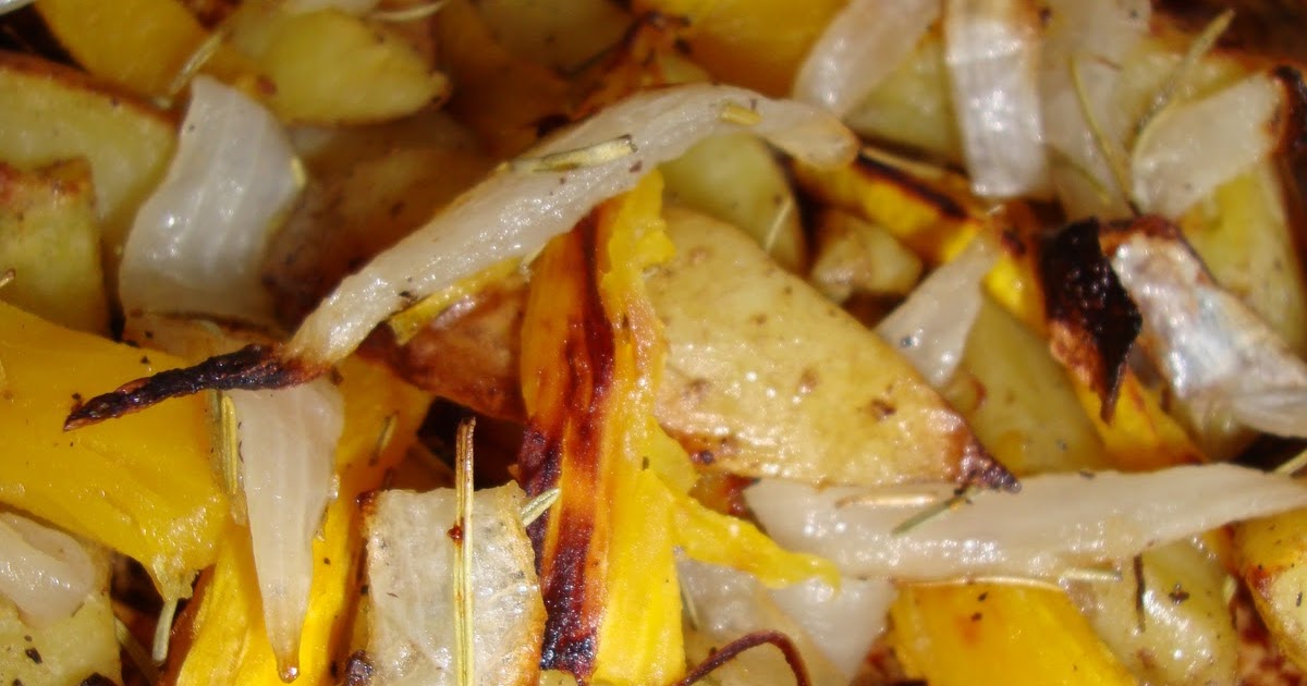 29 Days of Pumpkin Day 11 Rustic Roasted Potatoes and Pumpkin with
