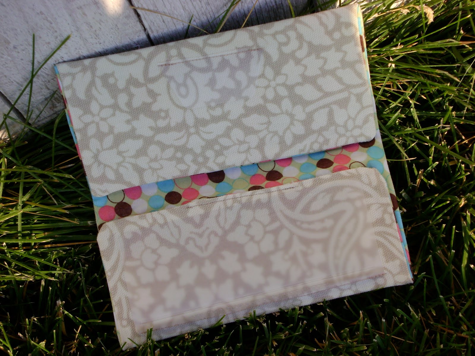 Something Pretty Fabric Checkbook Cover