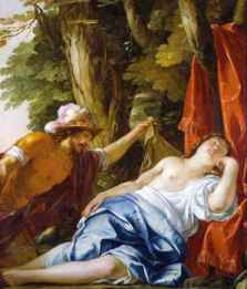 Jacques Blanchard - Mars and the Vestal Virgin (17th c.)