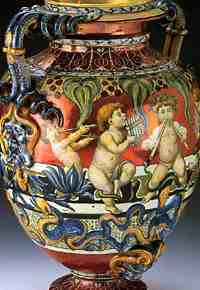 William de Morgan - Two-handled Lustre Urn