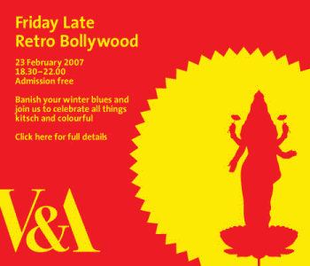 V&A Bollywood Retro ad. (2007)