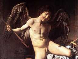 Caravaggio - Amor Victorious (detail)
