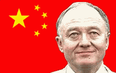I.C. - Mayor Red Ken Livingstone and Chinese Flag (2007)