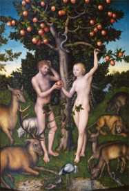 Lucas Cranach the Elder - Adam and Eve (1526)