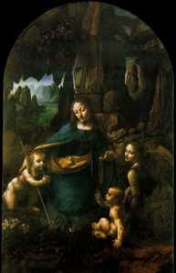 Leonardo da Vinci - The Virgin (or Madonna) of the Rocks (1506)