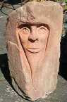 Billy Johnstone - Carved Stone Head