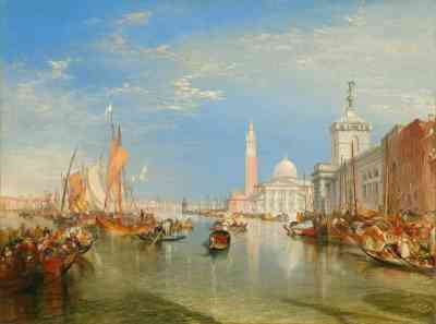 JMW Turner - Venice: The Dogana (Customs Office) and San Giorgio Maggiore (1834)