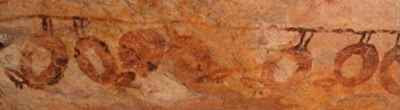 Dr Jack Pettigrew - Photo of Cave Painting of Fruit Bats