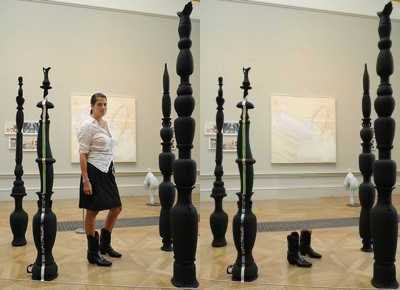 Tatiana Echeverri Fernandez' Sculptures with and without Tracey Emin (2008)