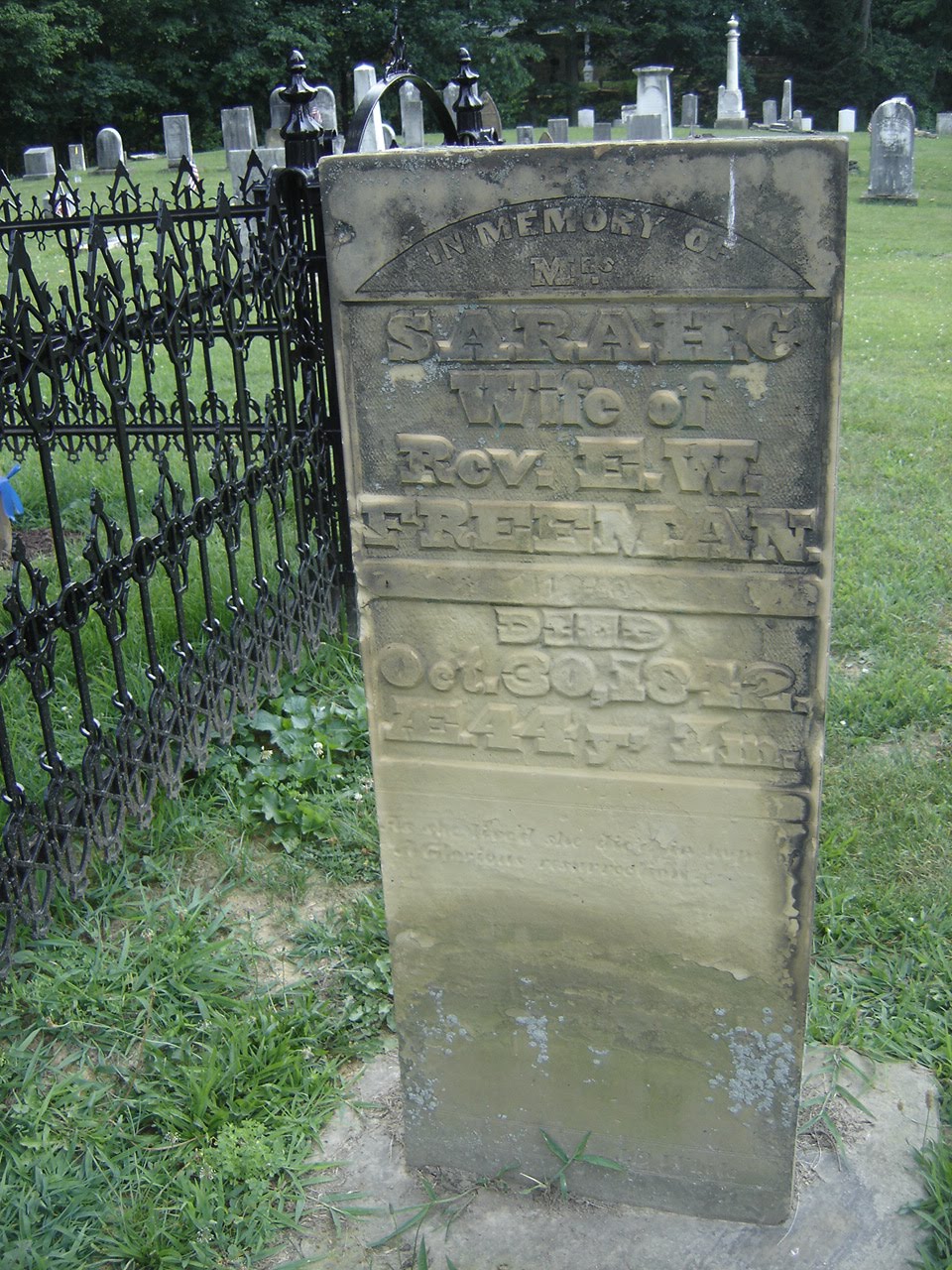 A Morbid Fascination Old Colony Burial Ground, Granville, Ohio
