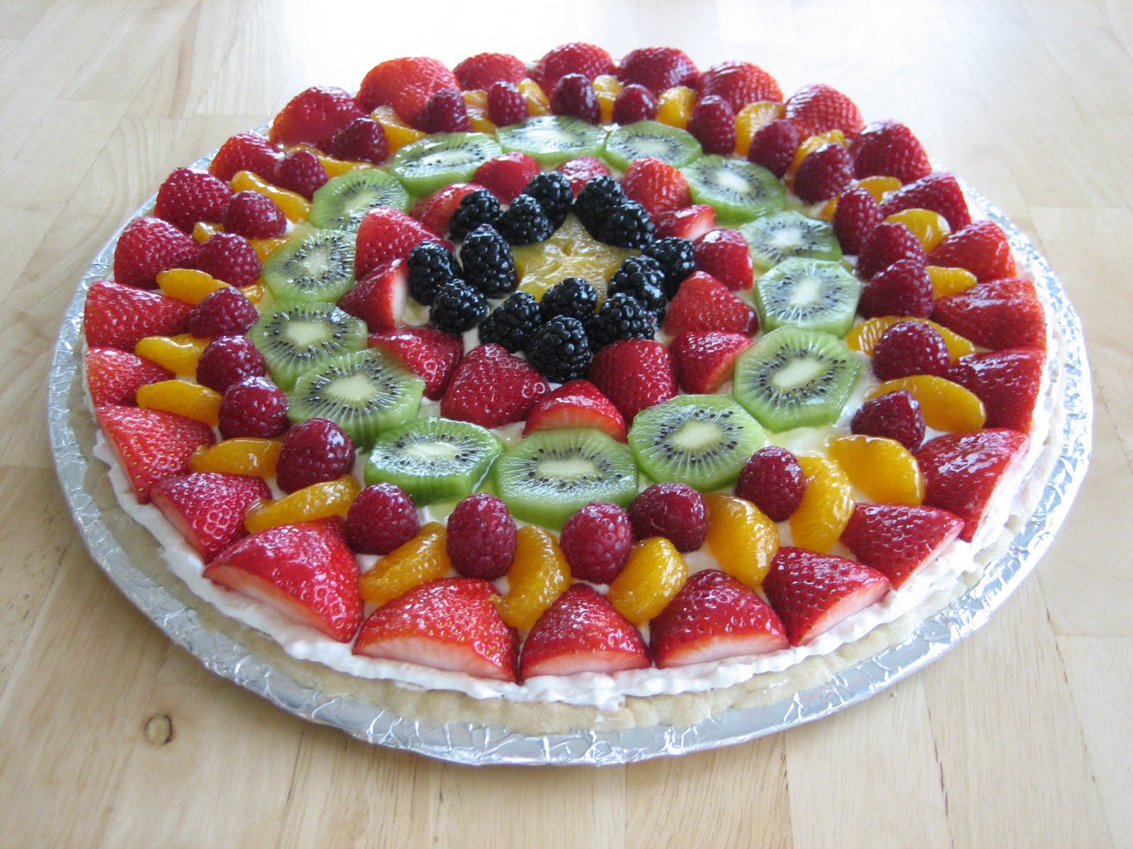 Cookie Fruit Pizza