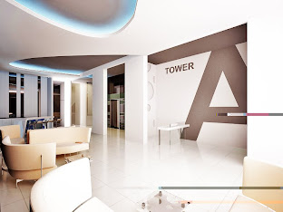 Lobby Lift Apartemen THE EDGE