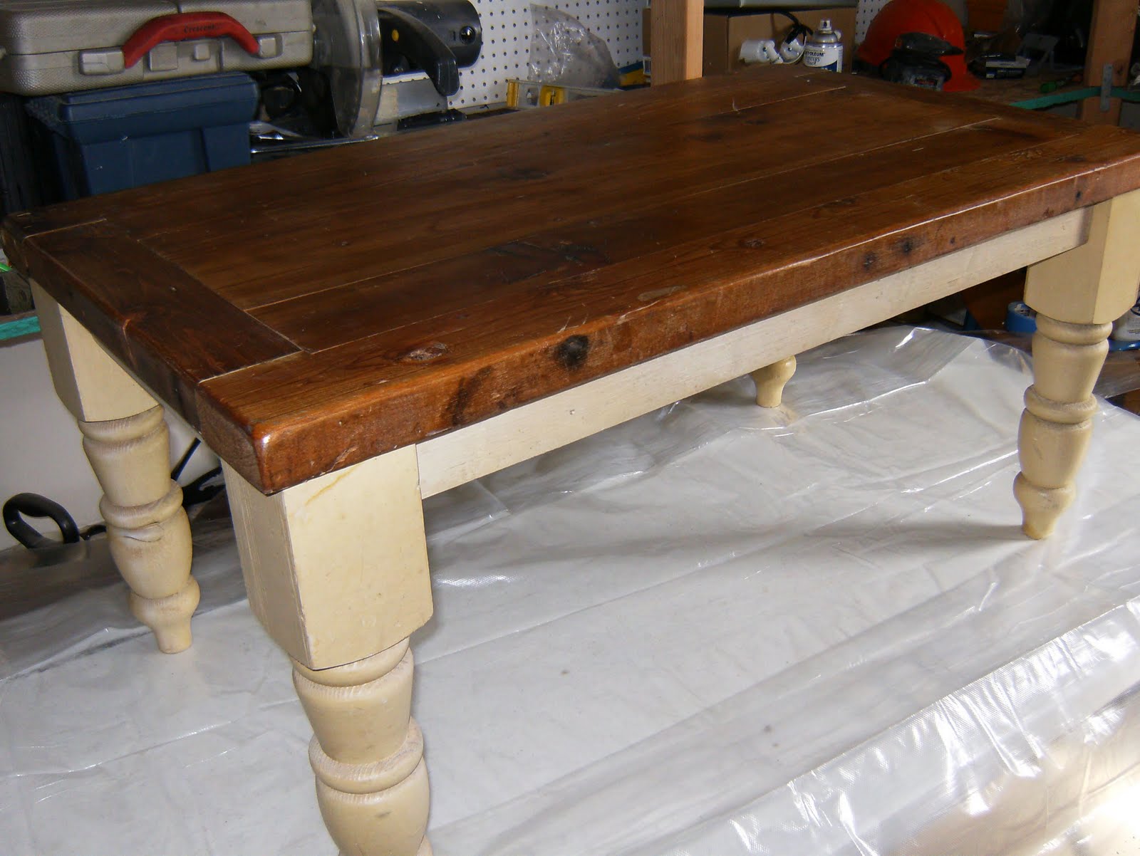 Plain Jane Boutique Farmhouse Coffee Table Upcycle