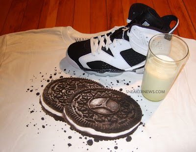 KICK GAME : Air Jordan VI (6) 'Oreo' Inspired T-Shirt by Vandal-A