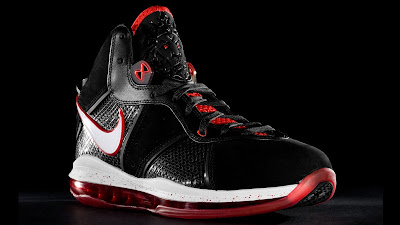 lebron 8 black red
