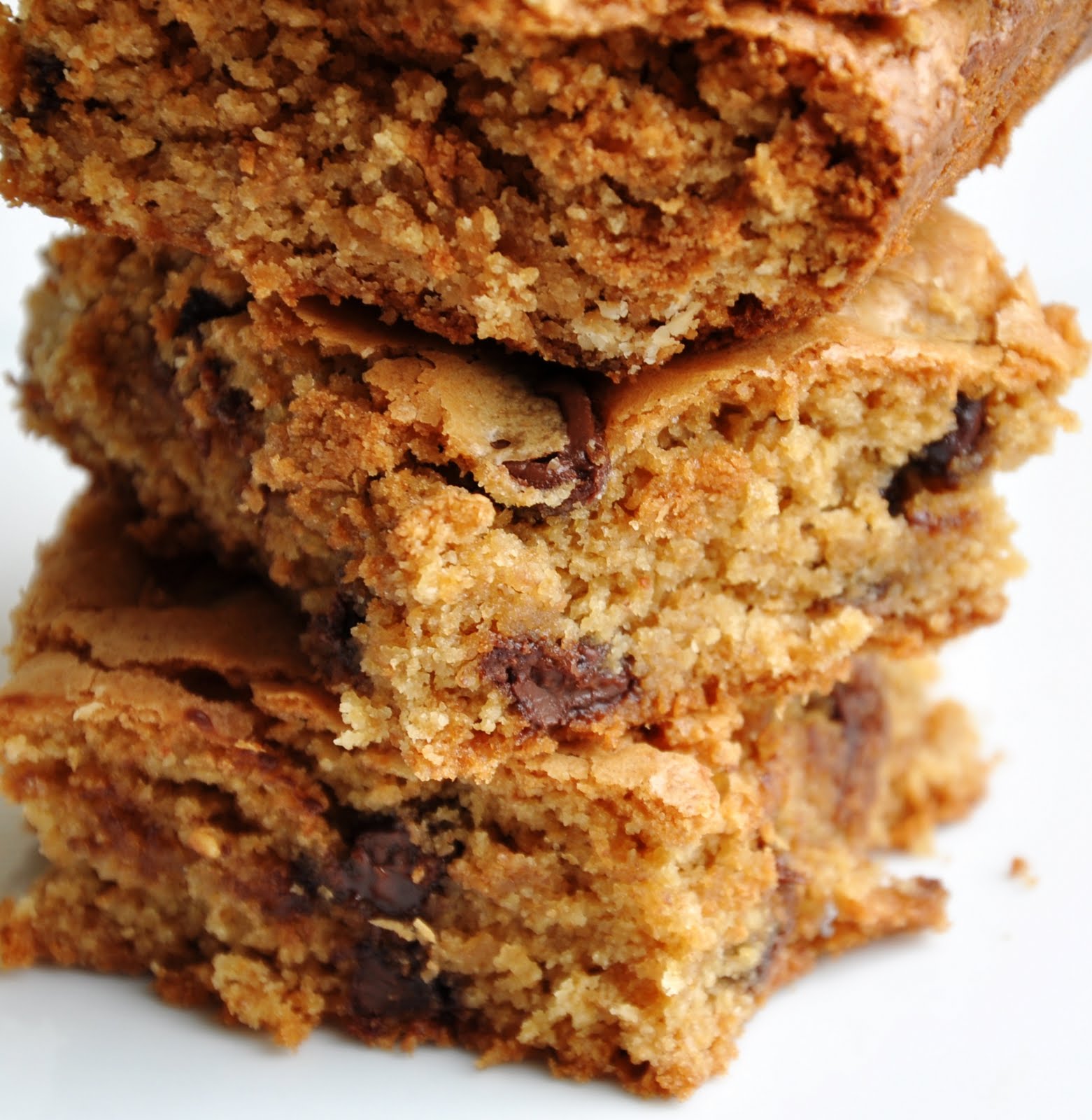 Peanut Butter ChocoWalnut BLONDIES (REDUCED CALORIES... 202) Honey