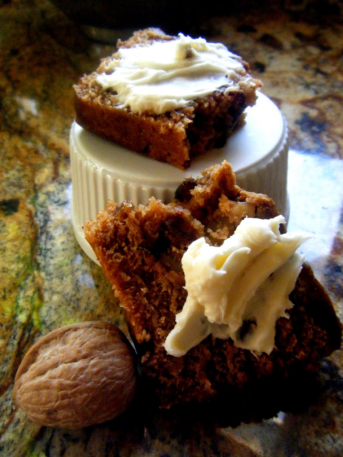 Clutzy Cooking Valentines "Date" Nut Bread & Sweet Cream Cheese Spread