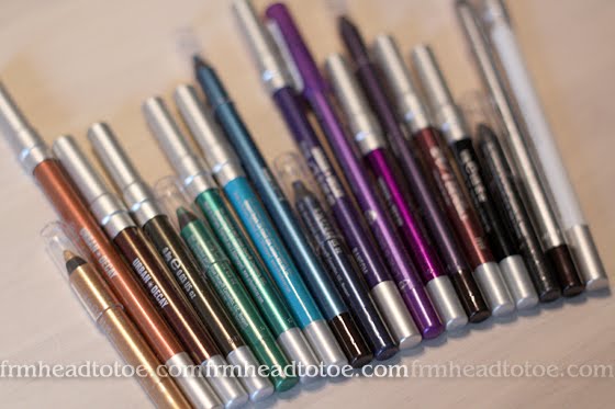 Urban Decay 24/7 Glide-On Eye Pencils Collection - From Head To Toe