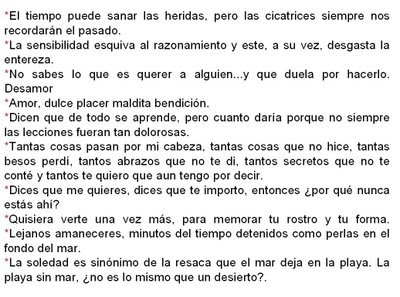 Versos De Tristeza Por Amor Cortos