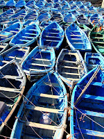 The blue boats