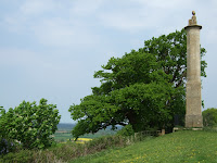 Maud's monument at the top of Wick hill