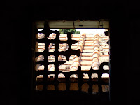 Original window grille and re-inforcing