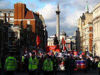 March down Whitehall