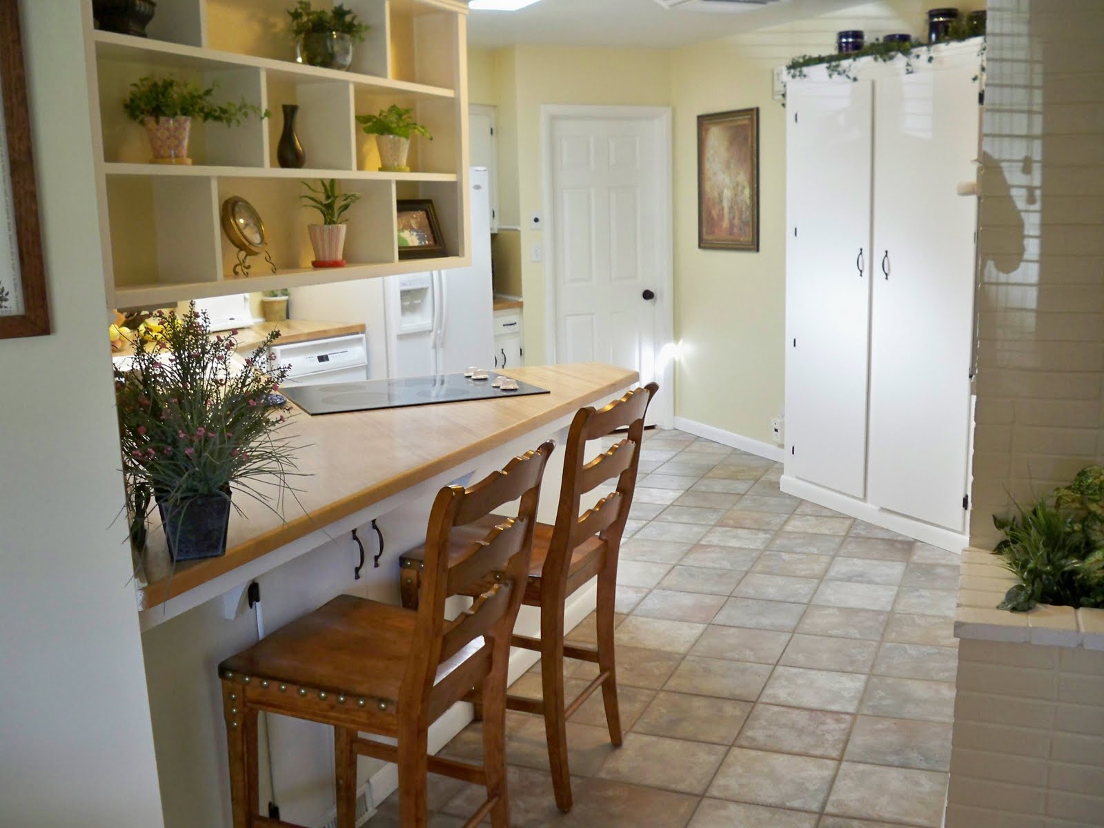 Kitchen under cabinet storage Kitchen Breakfast Bar with Storage