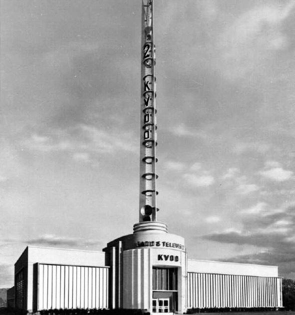 Historic Tulsa TV Channel 2, KVOO (KJRH) in Tulsa, 1954